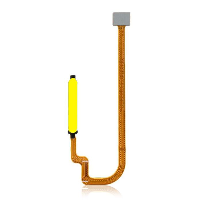 Fingerabdruck Sensor Flex für Xiaomi Redmi Note 9 4G (Gelb)