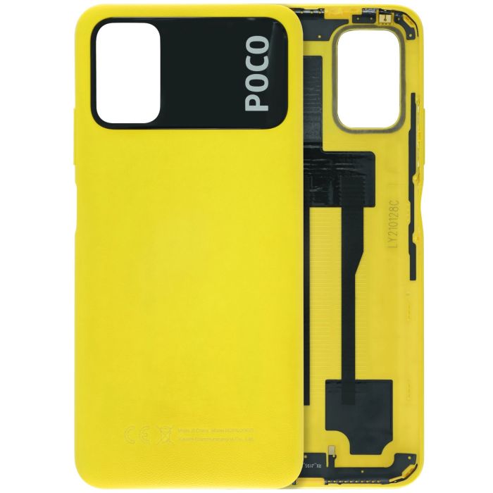 Rückglas für Xiaomi Poco M3 (Service Pack) (Poco Yellow)