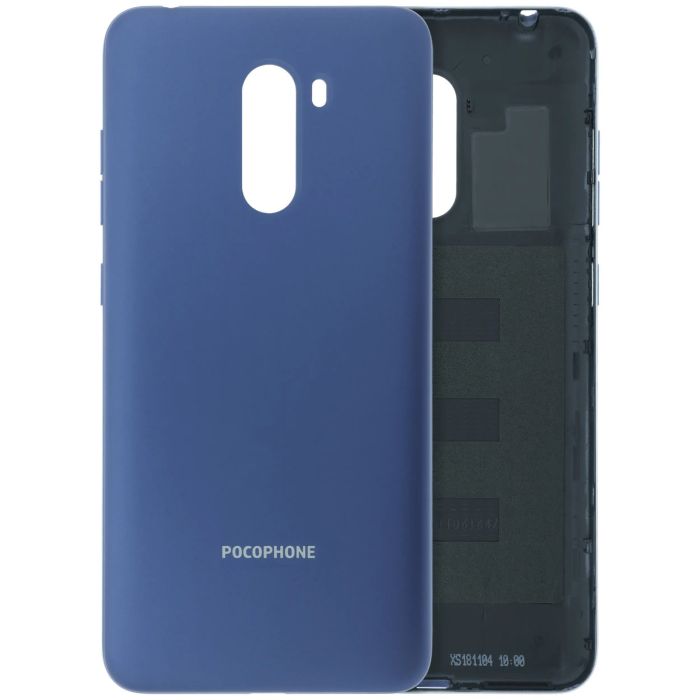 Rückseite Abdeckung für Xiaomi Poco F1 (Original) (Steel Blue)