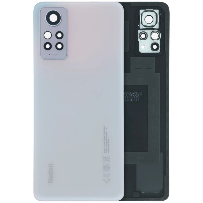 Rückglas für Xiaomi Redmi Note 12 Pro 4G (Service Pack) (Polar White)