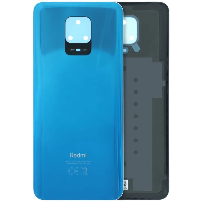 Rückglas ohne Kameralinse für Xiaomi Redmi Note 9s (Original) (Blau)