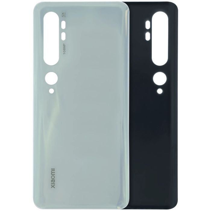 Rückglas für Xiaomi Mi Note 10 Pro (Original) (Glacier White)