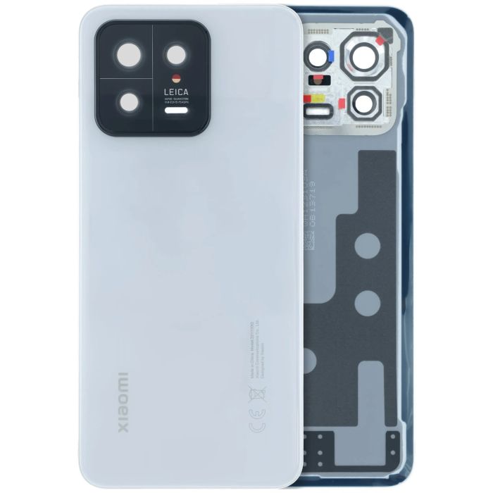 Rückglas für Xiaomi 13 (Service Pack) (Weiß)