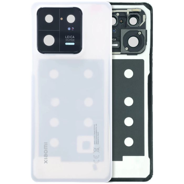 Rückglas für Xiaomi 13 Pro (Service Pack) (Ceramic White)