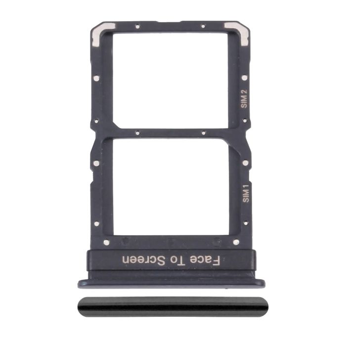 SIM-Kartenschacht Dual für Xiaomi Mi 10 Lite 5G (Cosmic Gray)
