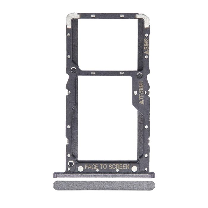 SIM-Kartenschacht Dual für Xiaomi Poco F1 (Graphit Black)