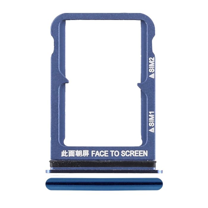 SIM-Kartenschacht Dual für Xiaomi Mi 8 (Blau)