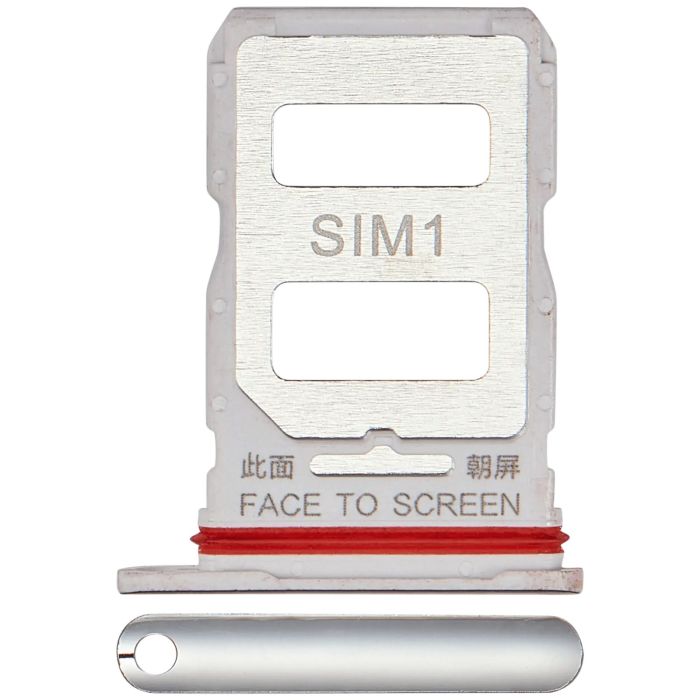 SIM-Kartenschacht für Xiaomi 12T/ 12T Pro (Silber)