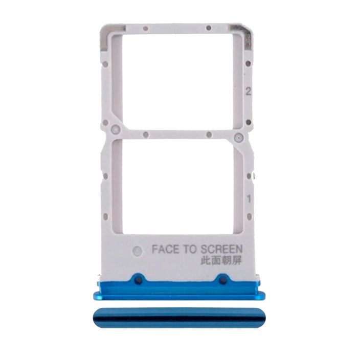 SIM-Kartenschacht Dual für Xiaomi Mi 9T/ 9T Pro/ K20/ K20 Pro (Glacier blue)