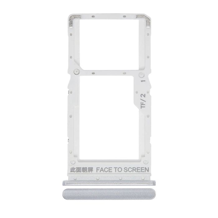SIM-Kartenschacht Dual für Xiaomi Redmi Note 10 5G (Chrome Silver)