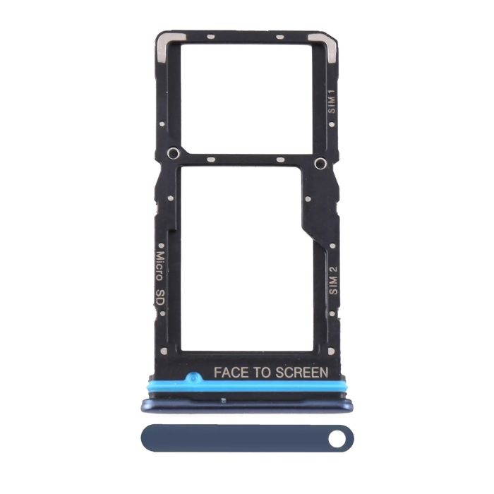 SIM-Kartenschacht Dual für Xiaomi Mi 10T Lite 5G/ Note 9 Pro 5G (Atlantic Blue)