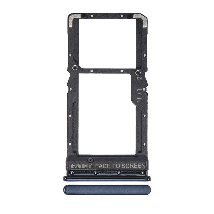 SIM-Kartenschacht Dual für Xiaomi Redmi Poco X3/ X3 Pro (Phantom Black)