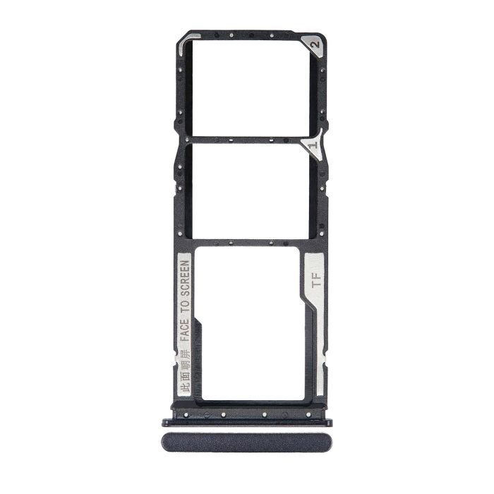SIM-Kartenschacht Dual für Xiaomi Redmi 9C/ 9A (Schwarz)