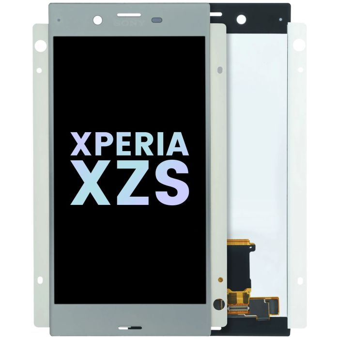 LCD Display Einheit ohne Rahmen für Sony Xperia XZs (Original) (Silber)