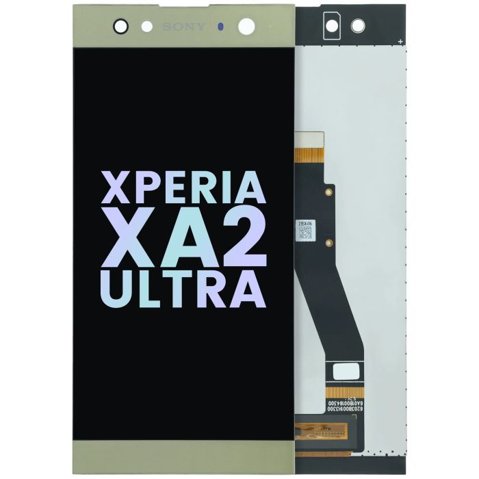 LCD Display Einheit ohne Rahmen für Sony Xperia XA2 Ultra (Original) (Gold)