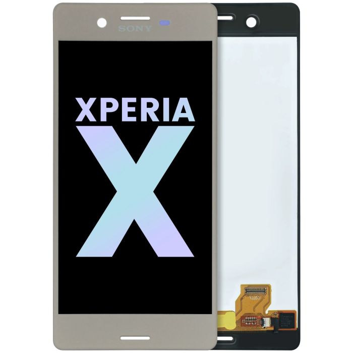 LCD Display Einheit ohne Rahmen für Sony Xperia X (Original) (Coral)