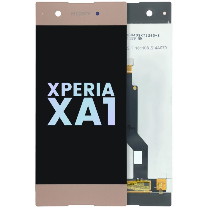 LCD Display Einheit ohne Rahmen für Sony Xperia XA1 (Original) (Pink)