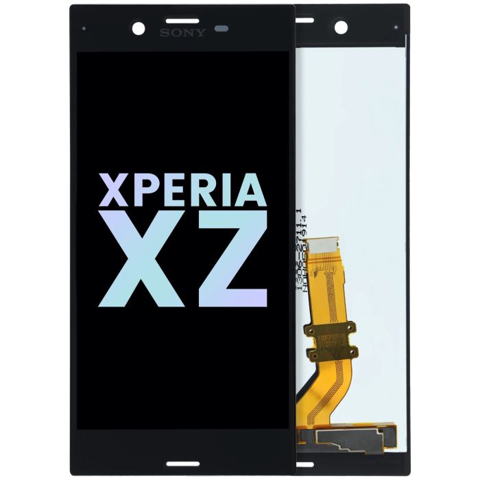 LCD Display Einheit ohne Rahmen für Sony Xperia XZ (Original) (Mineral black)