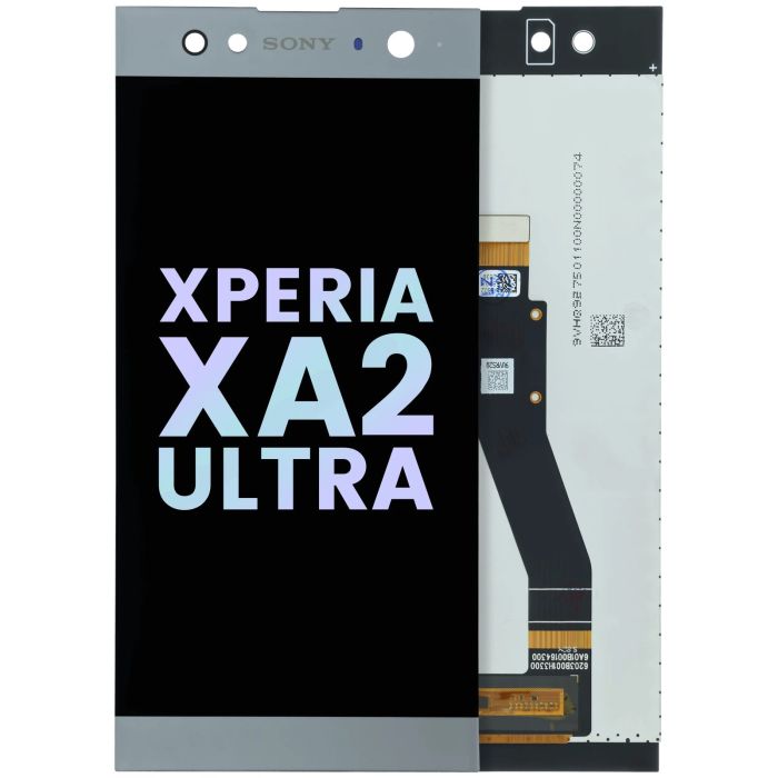 LCD Display Einheit ohne Rahmen für Sony Xperia XA2 Ultra (Original) (Silber)