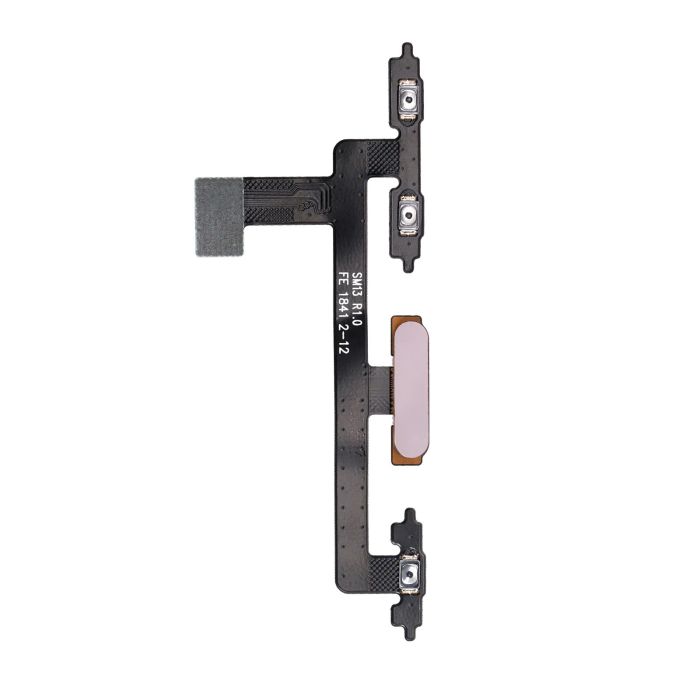 Fingerabdruck mit Power/ Lautstärke Taste Flexkabel für Sony Xperia 10 (Silber)