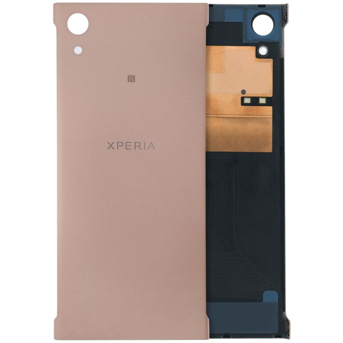 Rückglas ohne Kameralinse für Sony Xperia XA1 (Original) (Rose Gold)