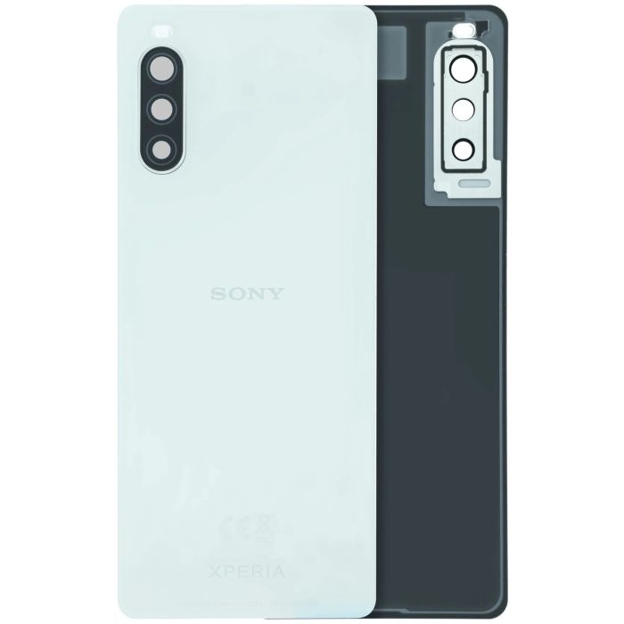Rückglas mit Kameralinse für Sony Xperia 10 II (Original) (Weiß)