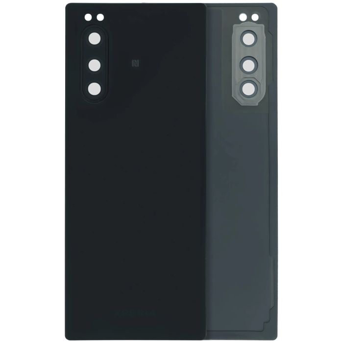 Rückseite Abdeckung für Sony Xperia 5 (Original) (Schwarz)