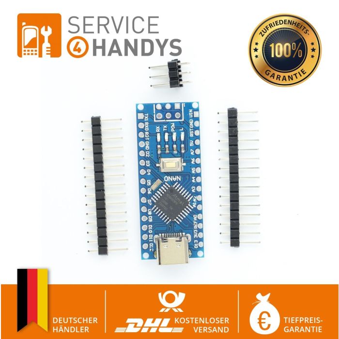 NANO 3.0 ATMEGA328P Arduino Development- Board CH340 USB TTL USB C