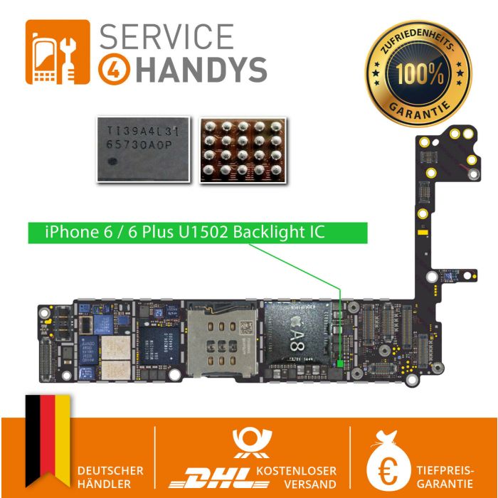 Original Backlight fix iPhone 6 6Plus Backlight IC U1502 Hintergrund Beleuchtung