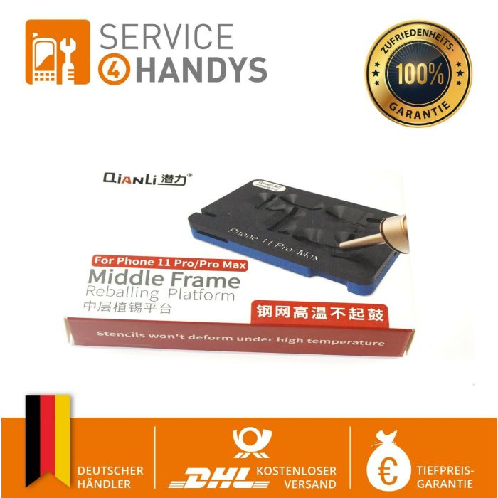 QianLi Mittelrahmen Middle Frame Reballing Stencil iPhone 11 Pro / 11 Pro Max