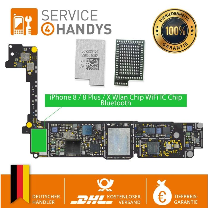 Service4Handys 339S00399 WLAN Chip WiFi IC Chip Bluetooth geeignet für iPhone 8/8 Plus/X