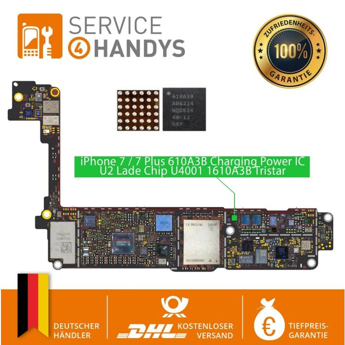 S4H 610A3B Charging Power IC U2 Lade Chip U4001 1610A3B Tristar geeignet für iPhone 7/7 Plus