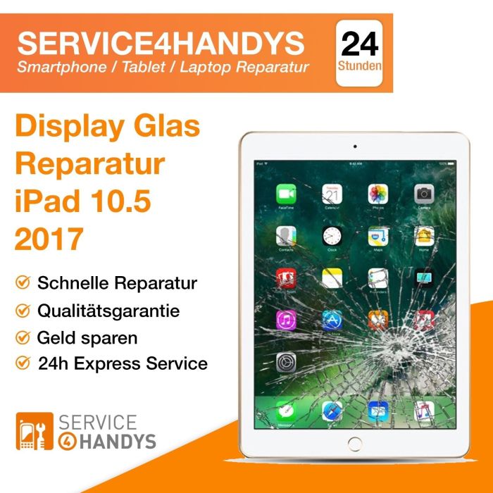 ✅ iPad 10.5 2017 A1701 Display Frontglas Displayglas Glas Reparatur Austausch