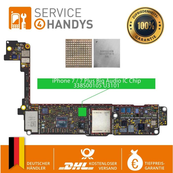 S4H Big Audio IC Chip 338S00105 U3101 geeignet für iPhone 7/7 Plus