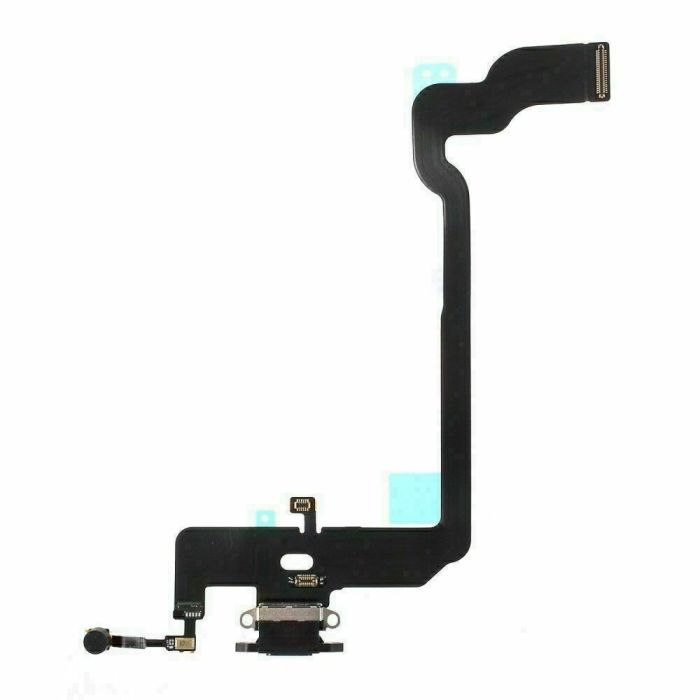 FÜR iPHONE XS LADEBUCHSE FLEX KABEL MIKROFON ANTENNE AUDIO LADE DOCK SCHWARZ