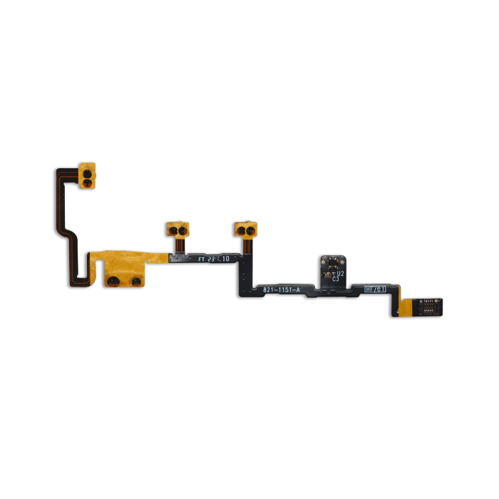 S4H geeignet für iPad 2 Power Button Flex Kabel Laut Leise Stummschalter