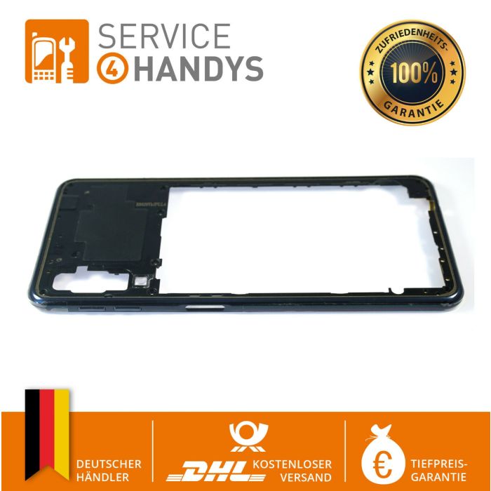 ✅ Mittelrahmen Samsung Galaxy A7 2018 SM-A750 OEM Rahmen Frame Gehäuse Schwarz ✅