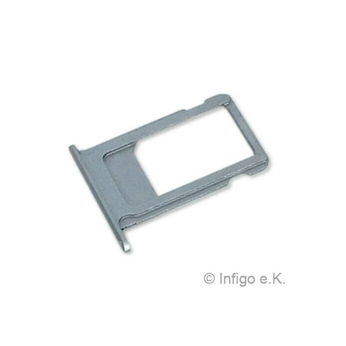 gsm-company*de Micro SIM Karten Halter Card Tray Holder Adapter Slot für Apple iPhone 6 (4.7) Silber # itreu
