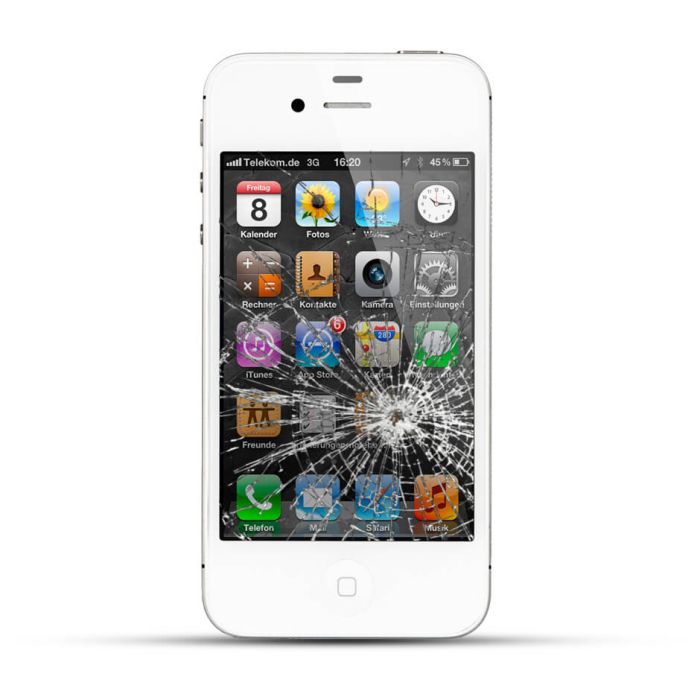 Apple iPhone 4 / 4s Reparatur LCD Display Touchscreen Glas