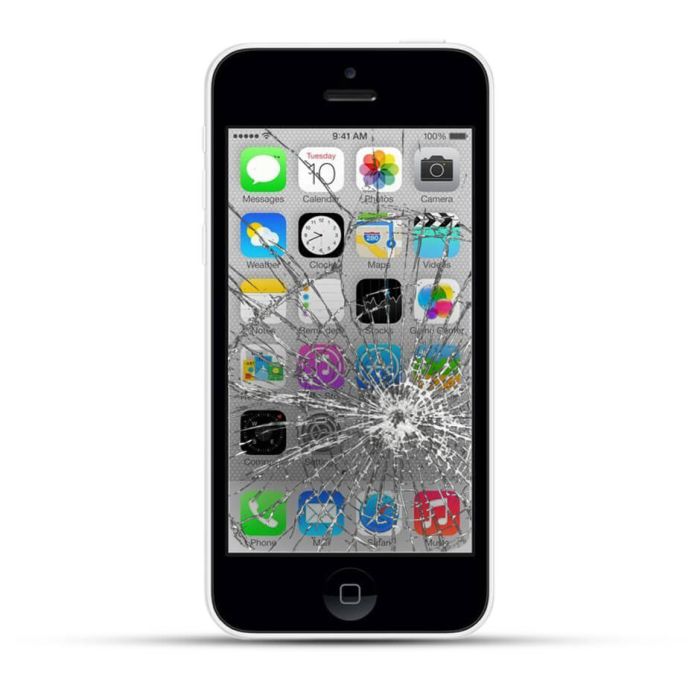 Apple iPhone 5c Reparatur LCD Display Touchscreen Glas
