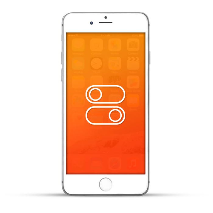 Apple iPhone 6 Plus Reparatur Laut- / Leise Schalter oder Ein- / Aus Schalter