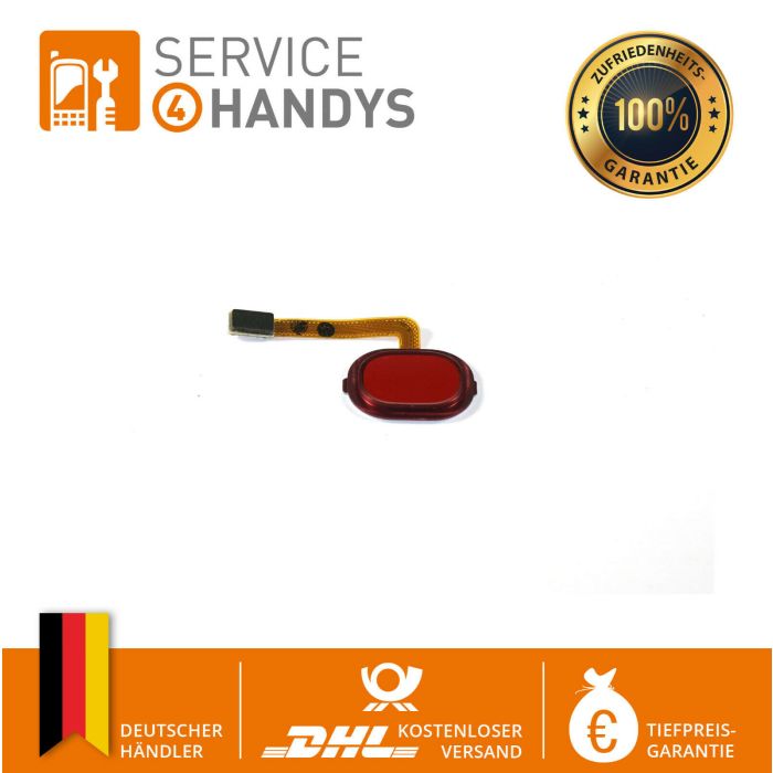 Samsung Galaxy A40 SM-A405F Home Button Flex Leitung Taste Kabel Coral / Orange