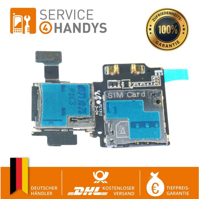 Samsung Galaxy S4 i9505 Sim Leser Reader Simkarten Slot Schacht