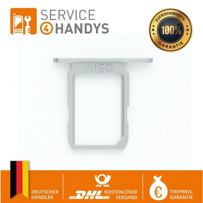 Samsung Galaxy S6 SM- G920F Sim Tray Sim Karte Halter Holder Einschub, silber