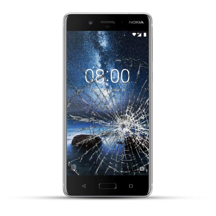 Nokia 8 Reparatur LCD Display Touchscreen