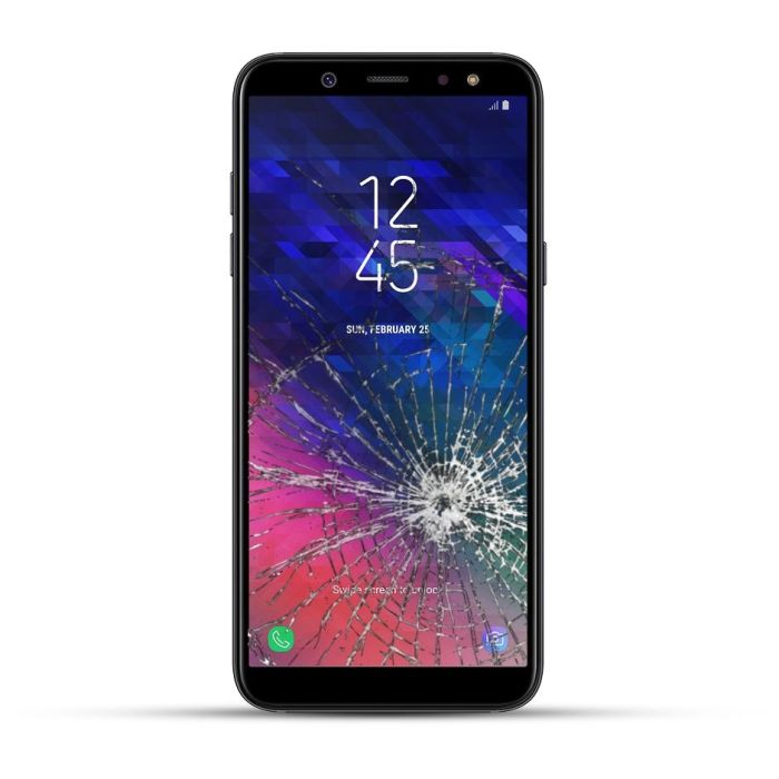 Samsung A6+ 2018 Reparatur LCD Display Touchscreen Glas