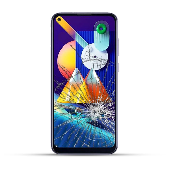 Samsung Galaxy M11 Reparatur Kompletteinheit inkl. Gehäuserahmen  Display Touchscreen 