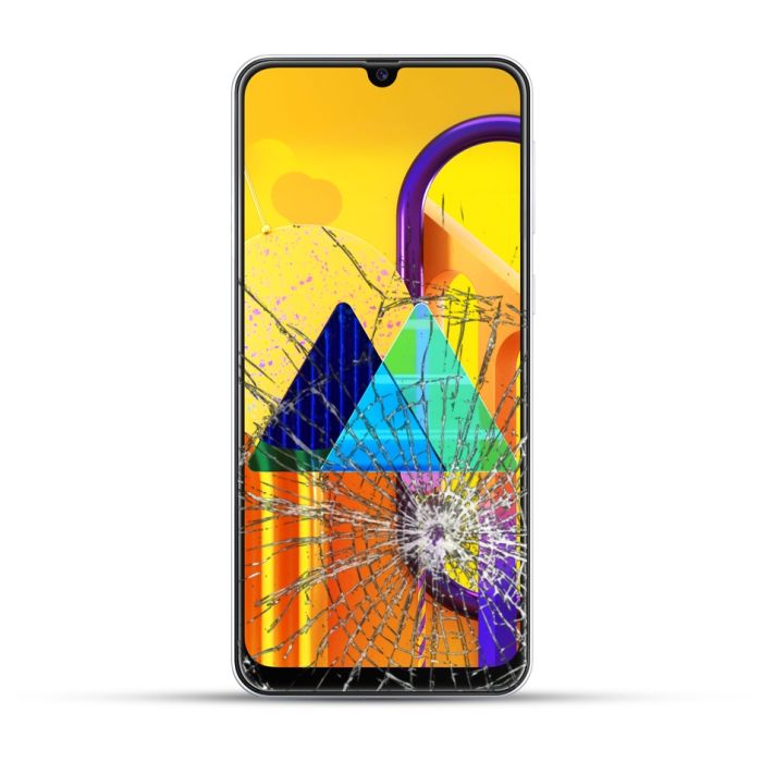 Samsung Galaxy M30 / M30s / M31 / M31s Reparatur Kompletteinheit inkl. Gehäuserahmen  Display Touchscreen 