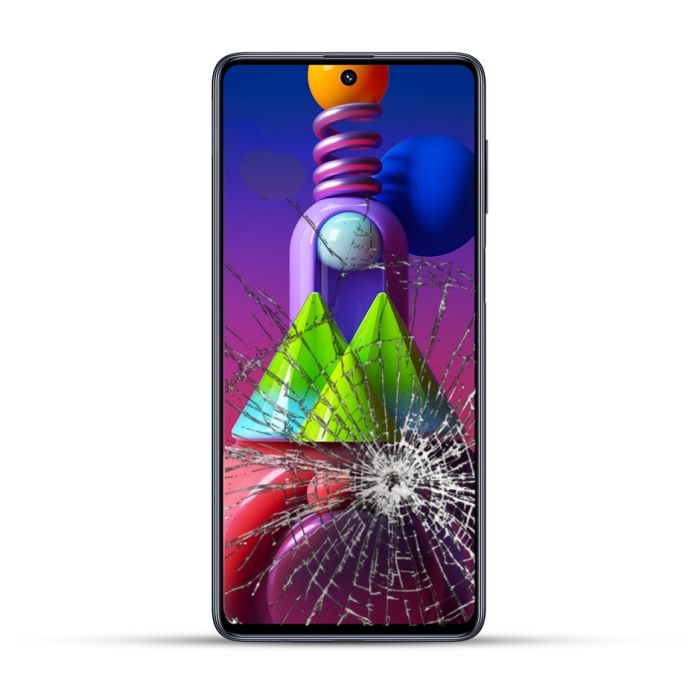 Samsung Galaxy M51 / M52 / M53 / M54 Reparatur Kompletteinheit inkl. Gehäuserahmen  Display Touchscreen 