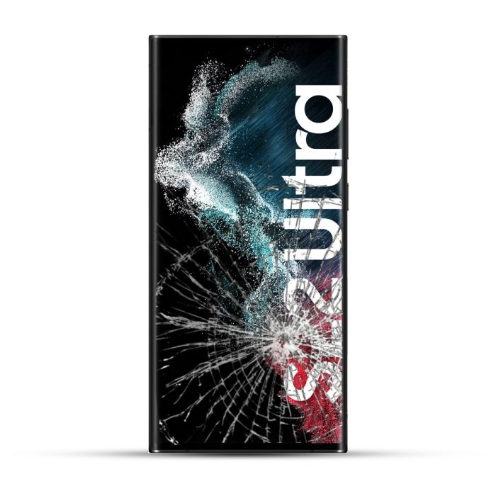 Samsung Galaxy S22 Ultra Reparatur Kompletteinheit inkl. Gehäuserahmen  Display Touchscreen + LCD